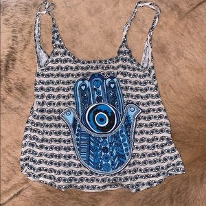Lauren Moshi Evil Eye Tank top